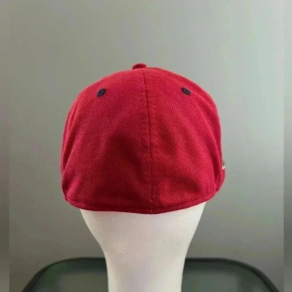 Lacoste Red Cap Hat Men’s Sz M - Picture 3 of 9
